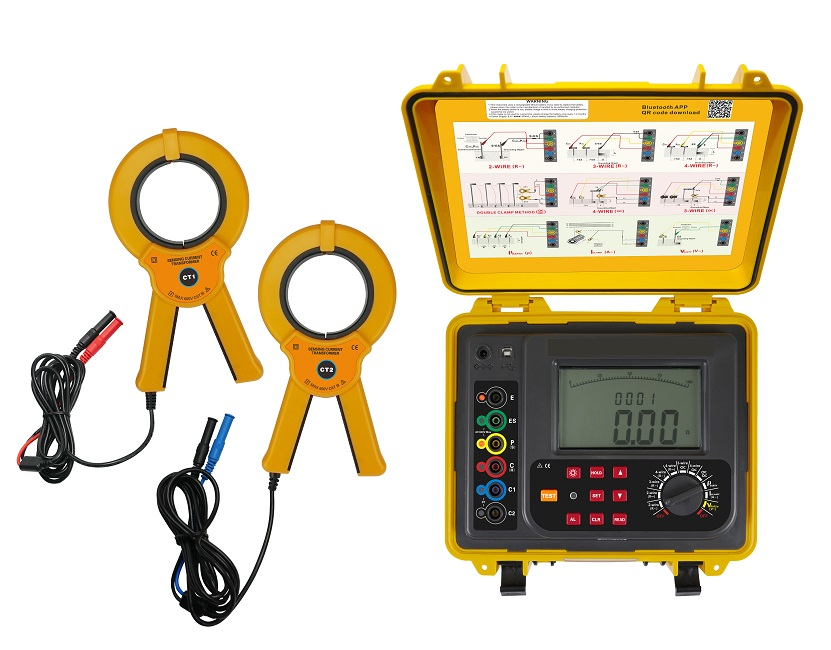 雙鉗多功能接地電阻測(cè)試儀 土壤電阻率 雙鉗法 直流電阻 電壓 電流測(cè)量